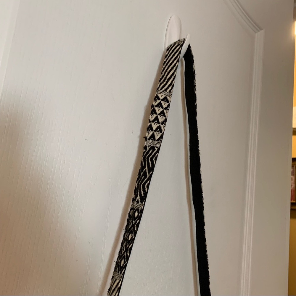 Patchwork / Stripe Tribal Print Crossbody Purse - image 4